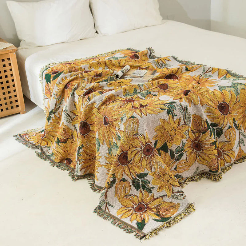 Sunflower Throw Blanket