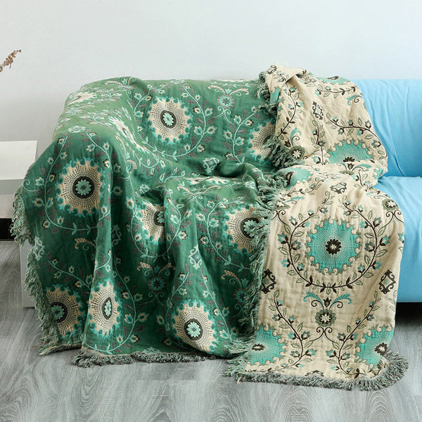 Forest Glow Reversible Throw Blanket