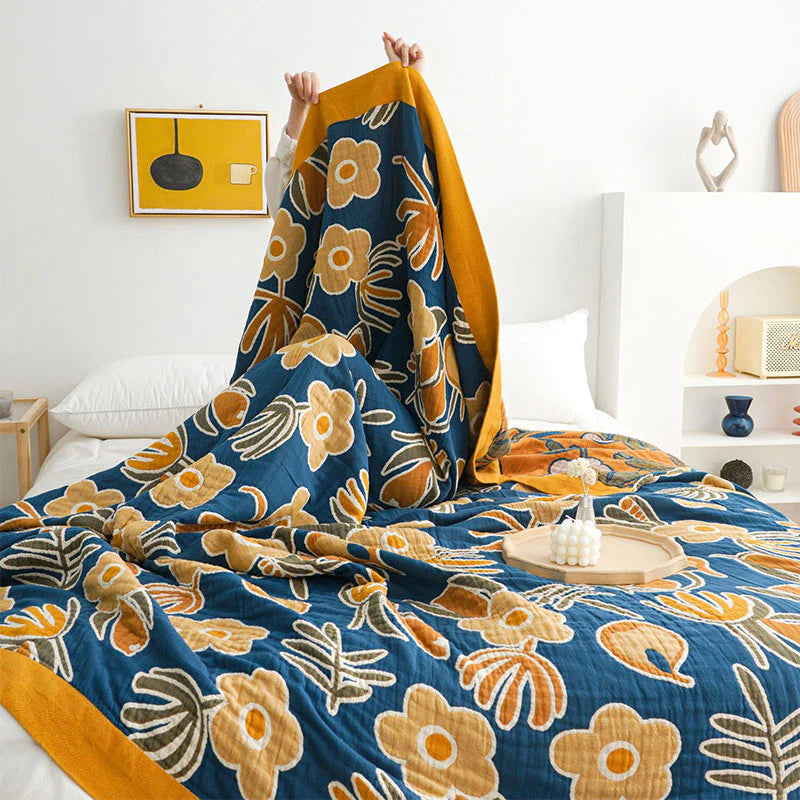 Golden Tide Reversible Throw