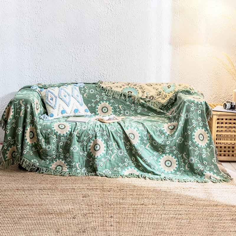 Forest Glow Reversible Throw Blanket