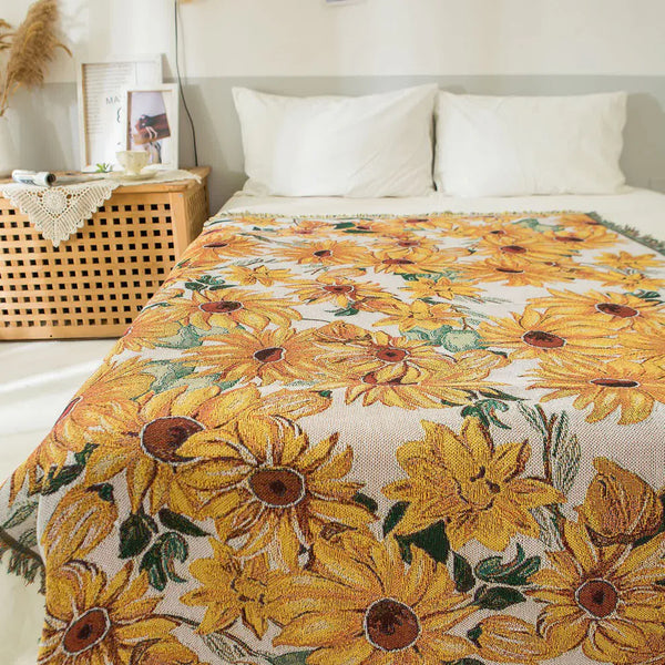 Sunflower Throw Blanket