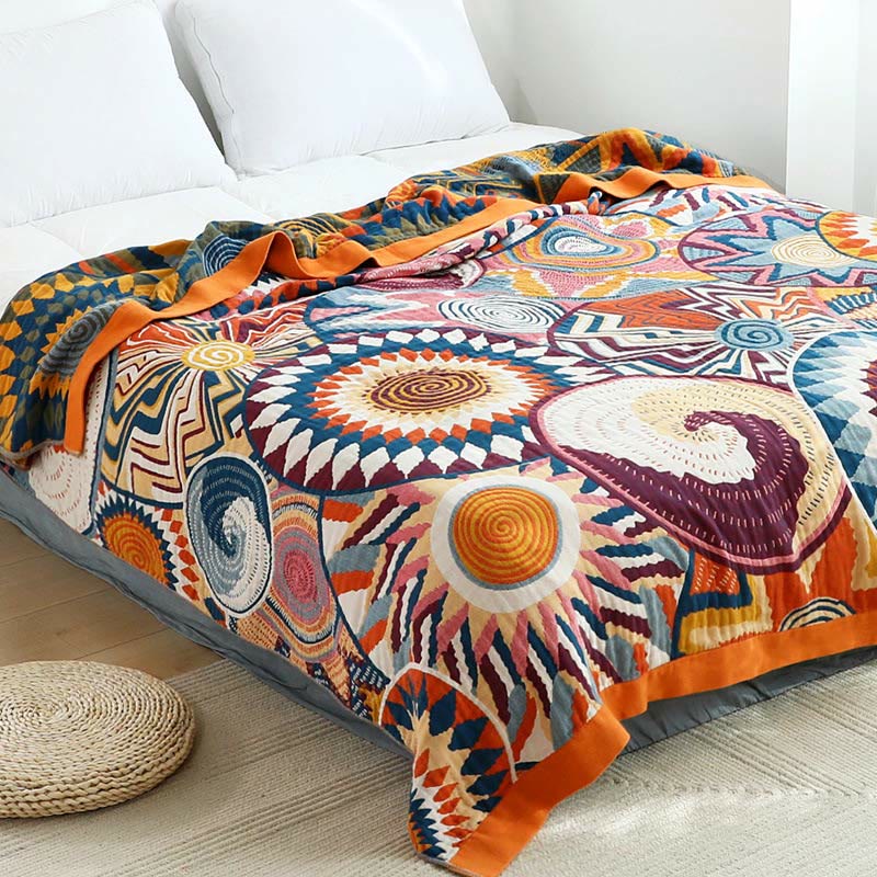 Nordic Sun Throw Blanket