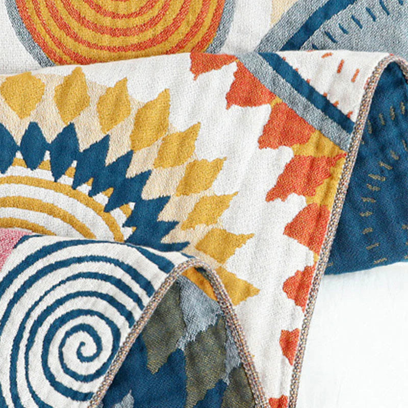 Nordic Sun Throw Blanket