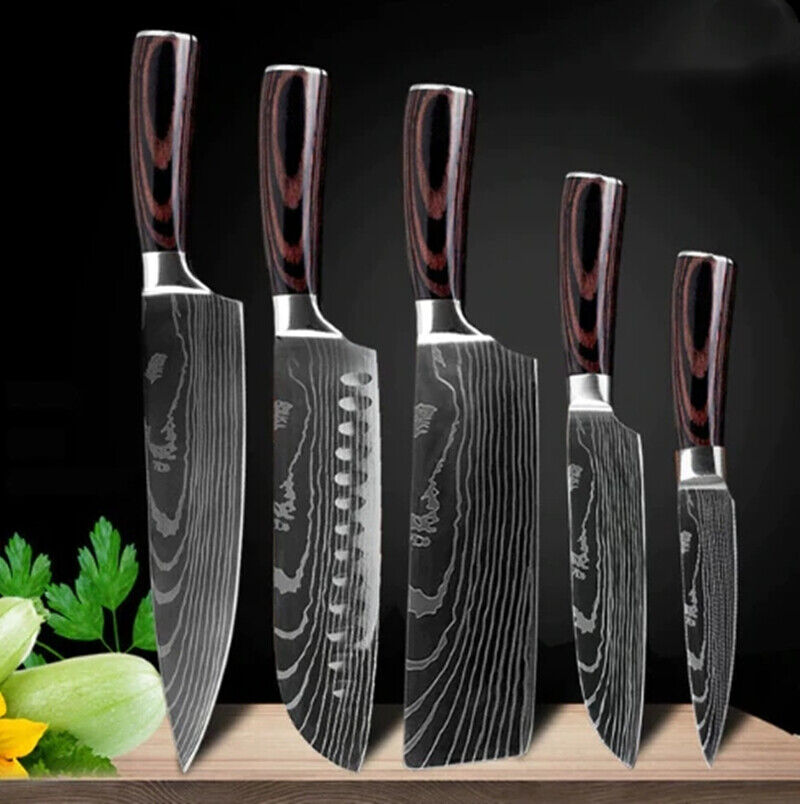 5 Piece Japanese Knives Set